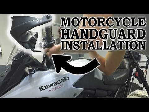 How to Install Motorcycle Hand Guards