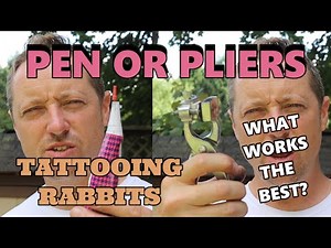 HOW TO TATTOO A RABBIT/ WHAT'S BETTER PLIERS OR PEN?