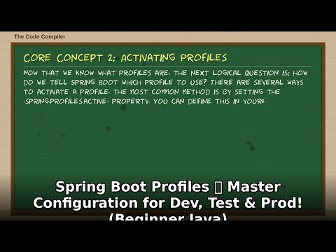 Java Spring Boot Profiles: Master Dev, Test & Prod Configuration! 🚀 (Beginner Tutorial)