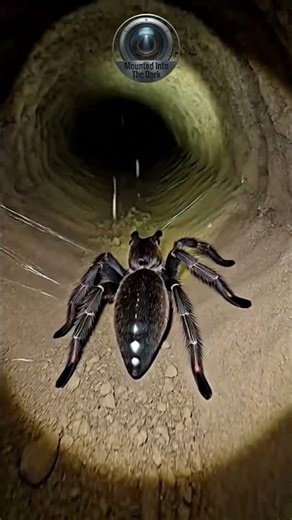 Inside a Wolf Spider Burrow Real POV
