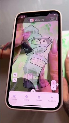 This Robot Drawing Will Blow Your Mind! #ardrawing #drawingtutorial #art