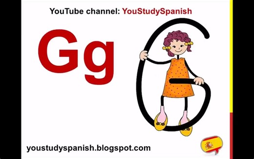 Spanish Lesson 1 - SPANISH ALPHABET pronunciation ALFABETO español ABECEDARIO