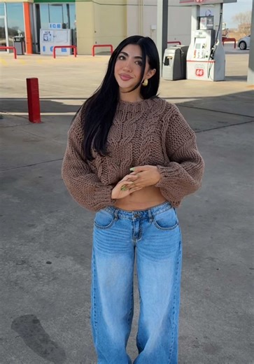 Sorry not sorry @Fashion Nova Larsa Chunky Knit Sweater - Taupe
