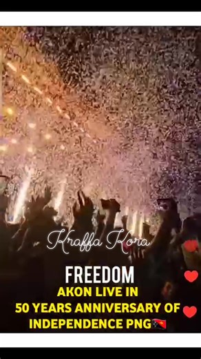 Akon play live at sir John Guise Stadium 17th September 2025 Pom Papua new guinea 🇵🇬 | Micheal Primi