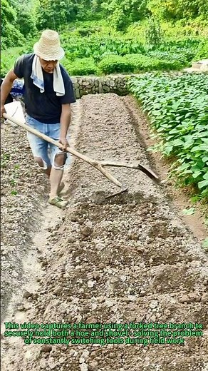Tree Fork Tool Hack: 2-in-1 Farming Tool | DIY Farm Equipment