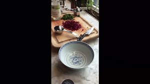 Feeling beet-ened down? Here are two quick and easy super yummy things to make with a big bunch of beets!pickled beet stems and a middle eastern sauce of yogurt and beets with cayenne, sumac and za'atar that will blow your socks off! Perfect for smearing on sandwiches and wraps or just dripping onto toasted meats. So yummy I wanted to drink a whole bowl of it and call it magenta soup!! I love having a bunch of fresh condiments in the fridge to liven up healthy meals. These will keep for several 