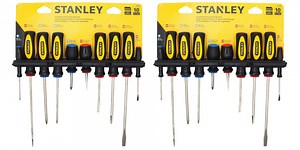 Stanley 10-pc Screwdriver Set is great for around the house: $8 Prime shipped