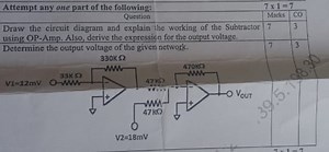 Attempt any one part of the following:Question7x1=7Marks CO... | Filo