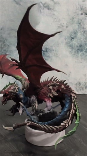 Tiamat - Rescale Miniatures - Better Upload of Custom Paint Job on 3d Printed Model
