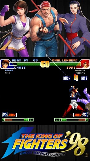 The king of fighters 98 CB beautiful COMBO - #kof #kof2002 #fightcade #snk #combos | Scorpions Games