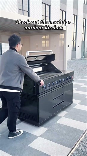 Stop Contractors! 1/3 Cost Outdoor Kitchen 🚀 Lego-Style#mobilekitchen #outdoorcooking #bbqkitchen