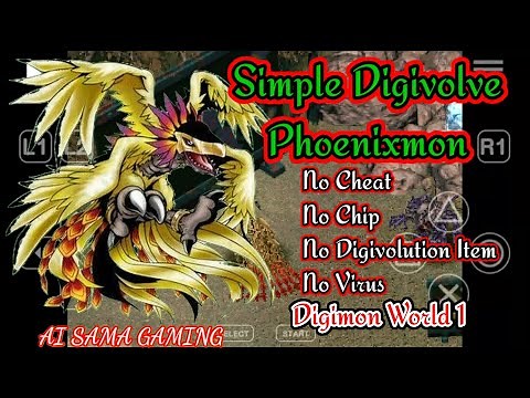 How to Digivolve to Phoenixmon Digimon World 1!! Cara Digivolve menjadi Phoenixmon Digimon World 1