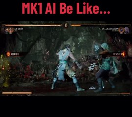 MK1 AI Be Like… #mk #gaming #funny #subzero