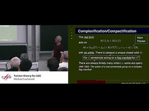 Michael Eastwood: Twistor theory for LQG