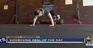 30-minute kickboxing circuit for a great price