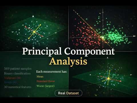 Principal Component Analysis (PCA) – Theory, Intuition & Real Dataset
