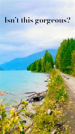 Isn’t this gorgeous? (Revelstoke Lake, BC) #travel #revelstoke #mountains #travelcanada #canada #bc