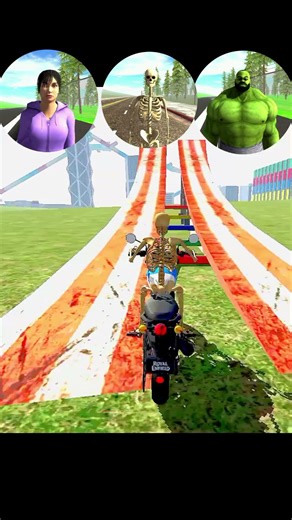 All Character Impossible Bike Tricks #shorts