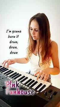 #Funhouse #Pink #keyboard #cover #piano #instrumental #shorts