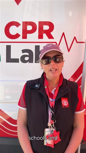 From the classroom to the community 💚 Our amazing educator Sam is on a mission to teach first aid and CPR to thousands of Victorians every year, helping build a state of confident lifesavers. This Shocktober, we’re reminding everyone that early CPR and defibrillation save lives. 💡 Book a course or visit one of our many CPR Labs for free awareness out and about: https://stjohnvic.org/d4f0a0 #Shocktober #RestartAHeartDay #CPRLab #FirstAidInSchools #StJohnVic #SaveALife | St John Ambulance Victor