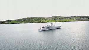 L.É. James Joyce in Schull recently | Irish Naval Service