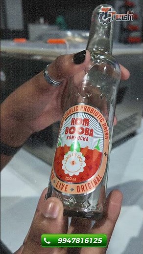 🏷️ From Plain Bottle to Premium Product in Seconds! | Bottle Labelling Machine#foodbusiness #shorts