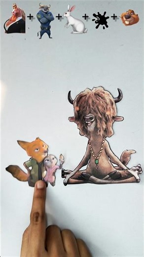 Zootopia 2 Yax With Judy x Nick with emojimixing! #emojimixing#emojimix#drawing#zootopia2#judyhopps