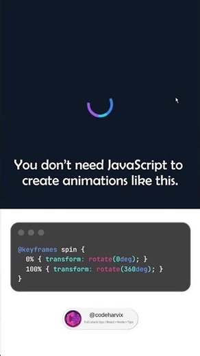 This Animation is Pure CSS 👀🔥