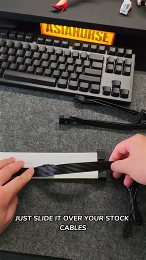 ASIAHORSE on Instagram: "Best Way to Manage GPU 3×8Pin Cables The Aurora Pro Cable Cover cleans up your cables and adds a splash of color to your PC! The 3×8Pin cover also fits 16Pin, 8Pin, and 2×8Pin cables with ease! #asiahorse #cableextensions #psucables #cablemod #rgbcable #rgbgear #auroracover #PCBuild #GamingPC #BudgetPC #pcbuildingtips #pc #gaming #tech #setup #aesthetic"
