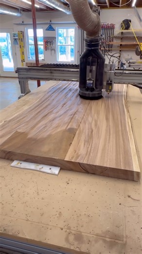 First table build in the new/temporary shop🤩 #rivertable #slab #woodworking #cnc #metalfab #epoxy #resin #walnut #liveedge #mapleburl #table #interiordesign #Alabama #custom #modern #furniture #craftsman #salvaged #Sasquatch | Sasquatch Tables LLC