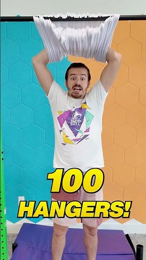 How many HANGERS will Hold My Weight?!