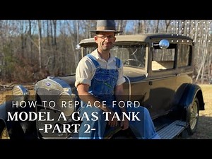 How to remove a Gas Tank from a FORD MODEL A -PART 2