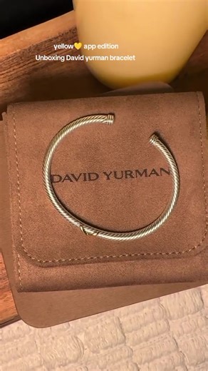 #unboxing David yurman bracelet 🔗 in my bio
