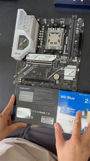 Powerful mini itx micro ATX gaming pc build RTX 5060 #pcbuild #gamingpc #miniitx #microatx #asmr #tech #gaming #rtx #amd #setup #performance #build | Gzhou Pc Build