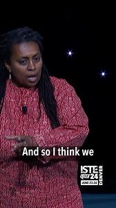 During Michelle King’s #ISTELive 24 mainstage keynote “A Love Letter to an Unknown Future,” the audience was mesmerized by her encouraging words. Denver and virtual attendees have access to her full talk along with 250 other mainstage and session presentations from the ISTE Live conference website: http://conference.iste.org | ISTE