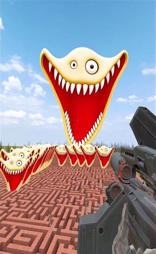 Moai , Hungry Worm From Small To Giant In Maze EP. 7 #shorts