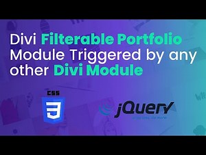 How to Add a Filtered Portfolio Triggered by any Divi Module