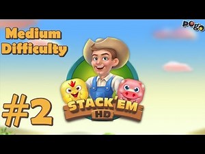 Pogo Games ~ Stack Em HD #2 - Medium Difficulty