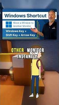 ⌨️ Move Windows Between Monitors Instantly!