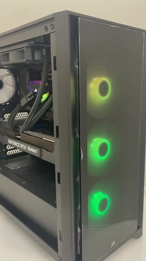 This beauty of a build! CORSAIR CASE, CORSAIR COOLER and RTX 4080 is a beauty朗 - Intel i7 12700KF - Geforce RTX 4080 - 16GB Kingston Fury Beast DDR5 4800MHz - 2TB XPG GAMMIX S70 Blade M.2 NVMe SSD - Corsair iCue 4000X Black RGB Tempered Glass | Ginger6 Computers | Facebook
