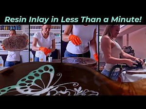 Creating a Custom Epoxy Inlay Table Using UltraClear Epoxy