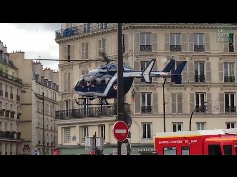 Un hélicoptère en plein Paris pour évacuer un CRS blessé