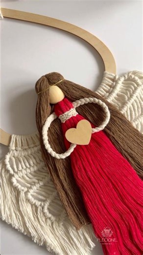 Macrame Angel 😇❤️ Full tutorial in my Etsy #macrametutorial #angeldiy