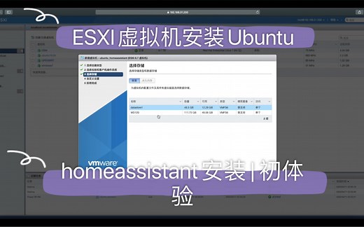 【详细教程】ESXI安装Ubuntu｜安装homeassistant 开源智能家居平台初体验