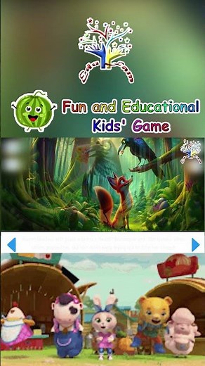 🦊🐦 The Raven and the Fox: A Clever Tale! 🌟🍎