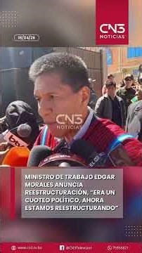 Minister Edgar Morales announces restructuring at the Ministry of Labor