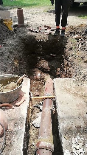 Como cambiar tubería alcantarillado y redes aguas negras parte 3