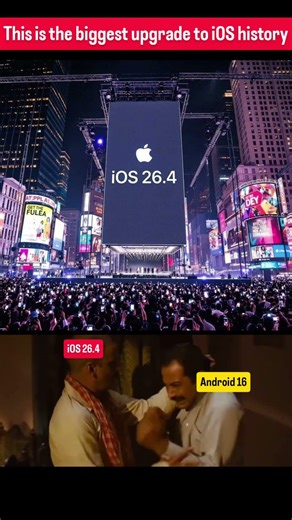 POV: Me after watching iOS 26.4 (on Android 16) 💀