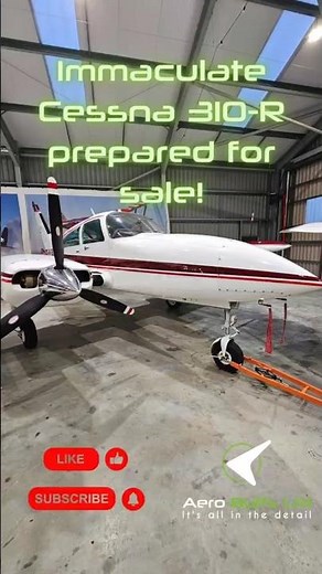 Pristine Cessna 310-R detailed and prepared for sale!