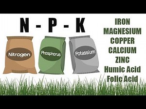 Lawn Fertilizer NPK Numbers